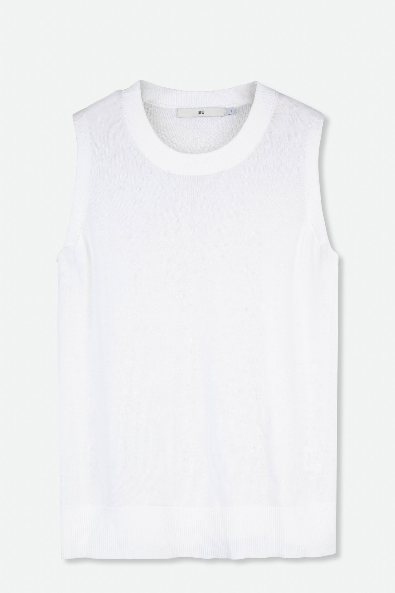 PERI SLEEVELESS TOP IN HIGH TWIST COTTON - Jarbo
