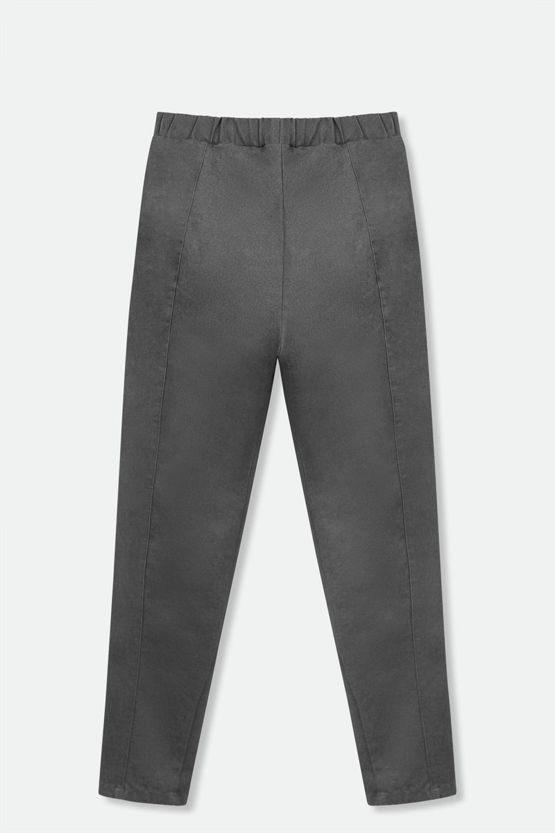 PERRYN PANT IN TECHNICAL COTTON STRETCH IN CHARCOAL - Jarbo