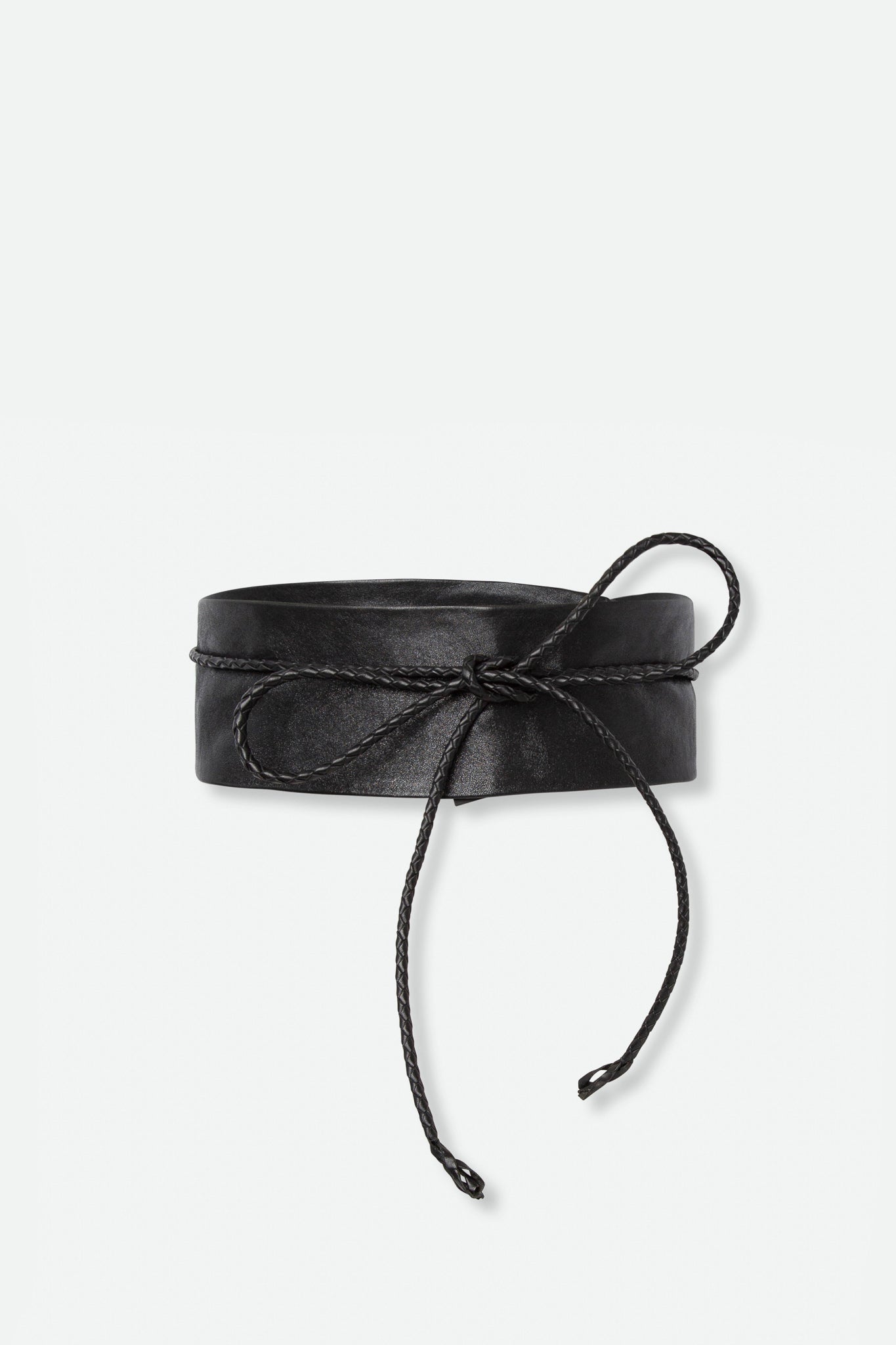 PIANELLO ITALIAN LEATHER AND SUEDE WRAP BELT - Jarbo