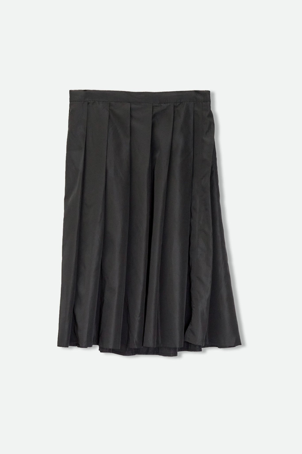 Drawstring pleated outlet skirt