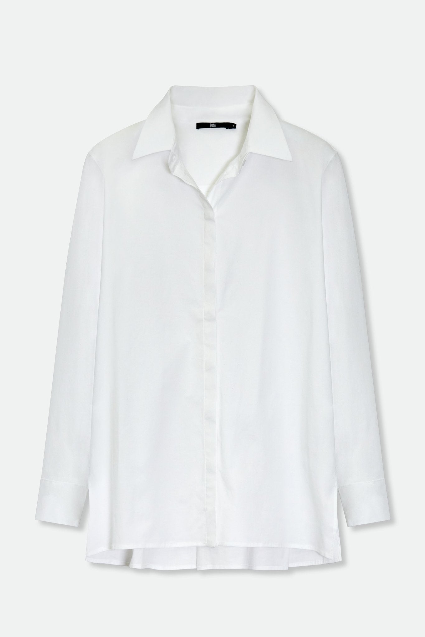 SCOUT PLEAT BACK SHIRT IN ITALIAN COTTON STRETCH - Jarbo