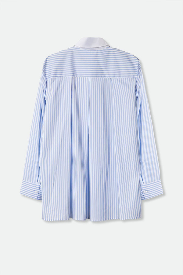 SCOUT PLEAT BACK SHIRT IN SOLID AND STRIPE - Jarbo