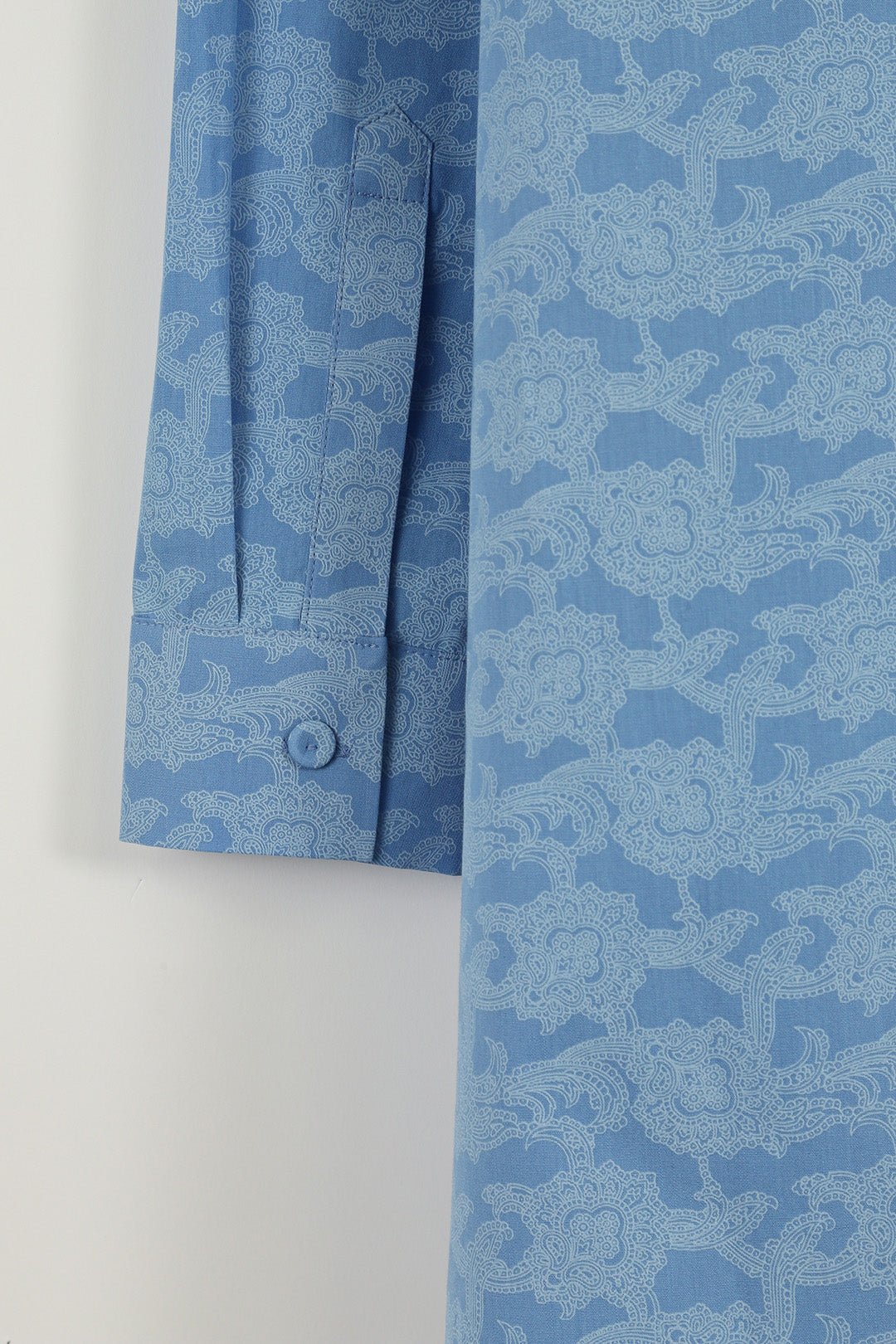 SELLA ITALIAN COTTON SHIRT IN SKY PAINTING BLUE - Jarbo