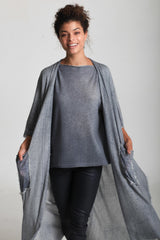 SKY TOP IN HAND-DYED CASHMERE - Jarbo