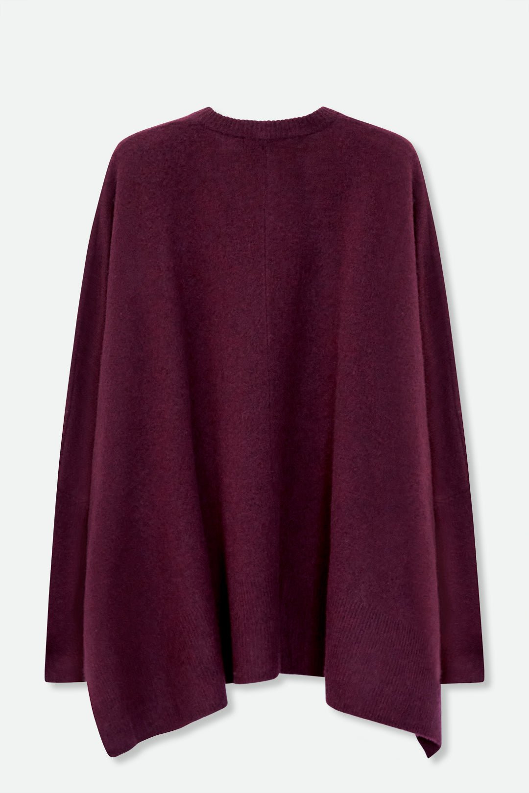 SKYLAR V-NECK OVERSIZED PULLOVER IN LOFTY MERINO CASHMERE - Jarbo