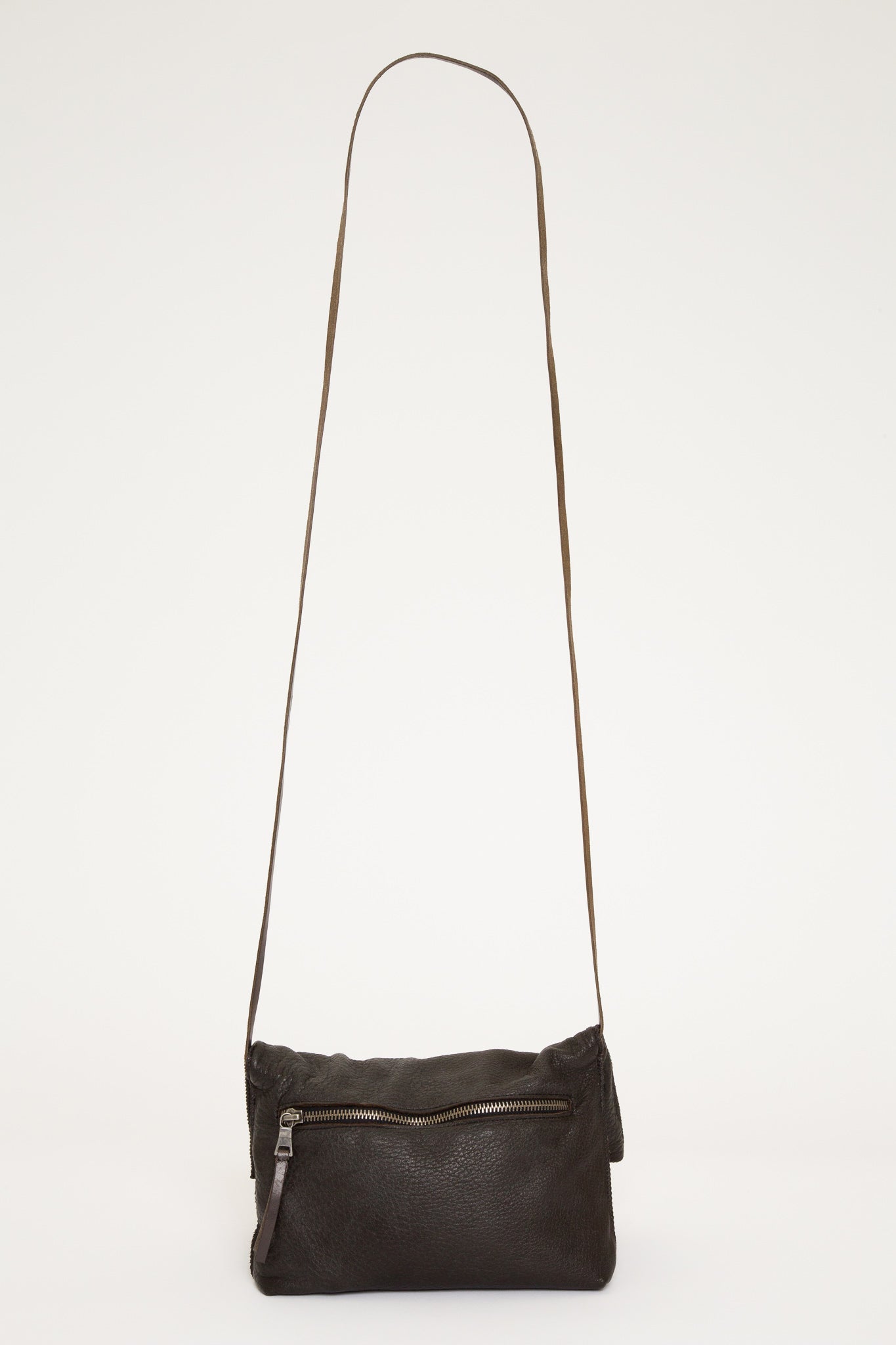 UNION ZIP CROSSBODY BAG IN LEATHER