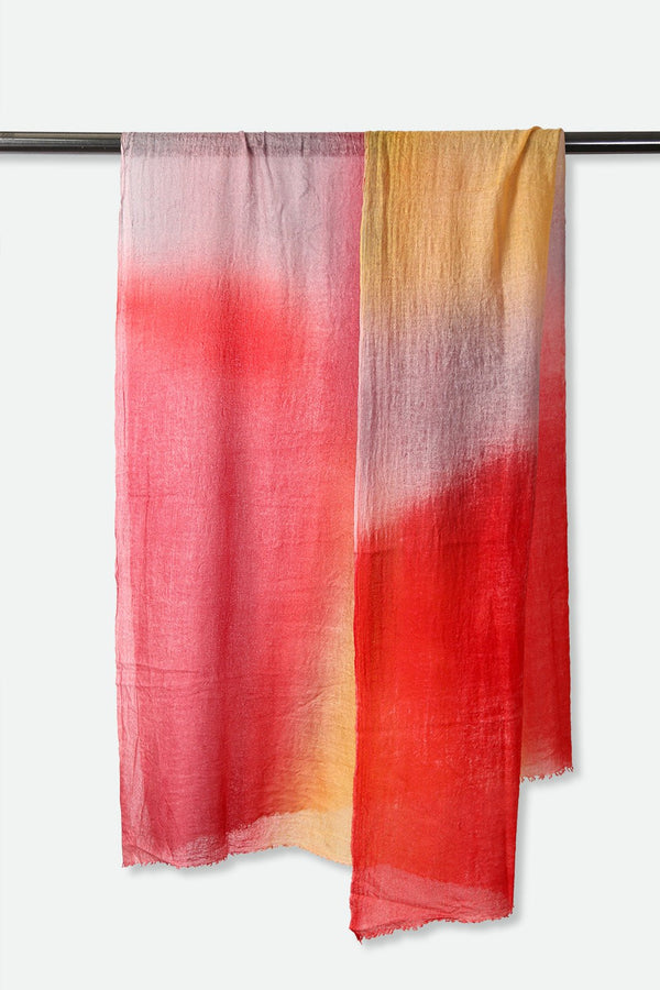 SOLSTICE SCARF IN HAND DYED CASHMERE - Jarbo