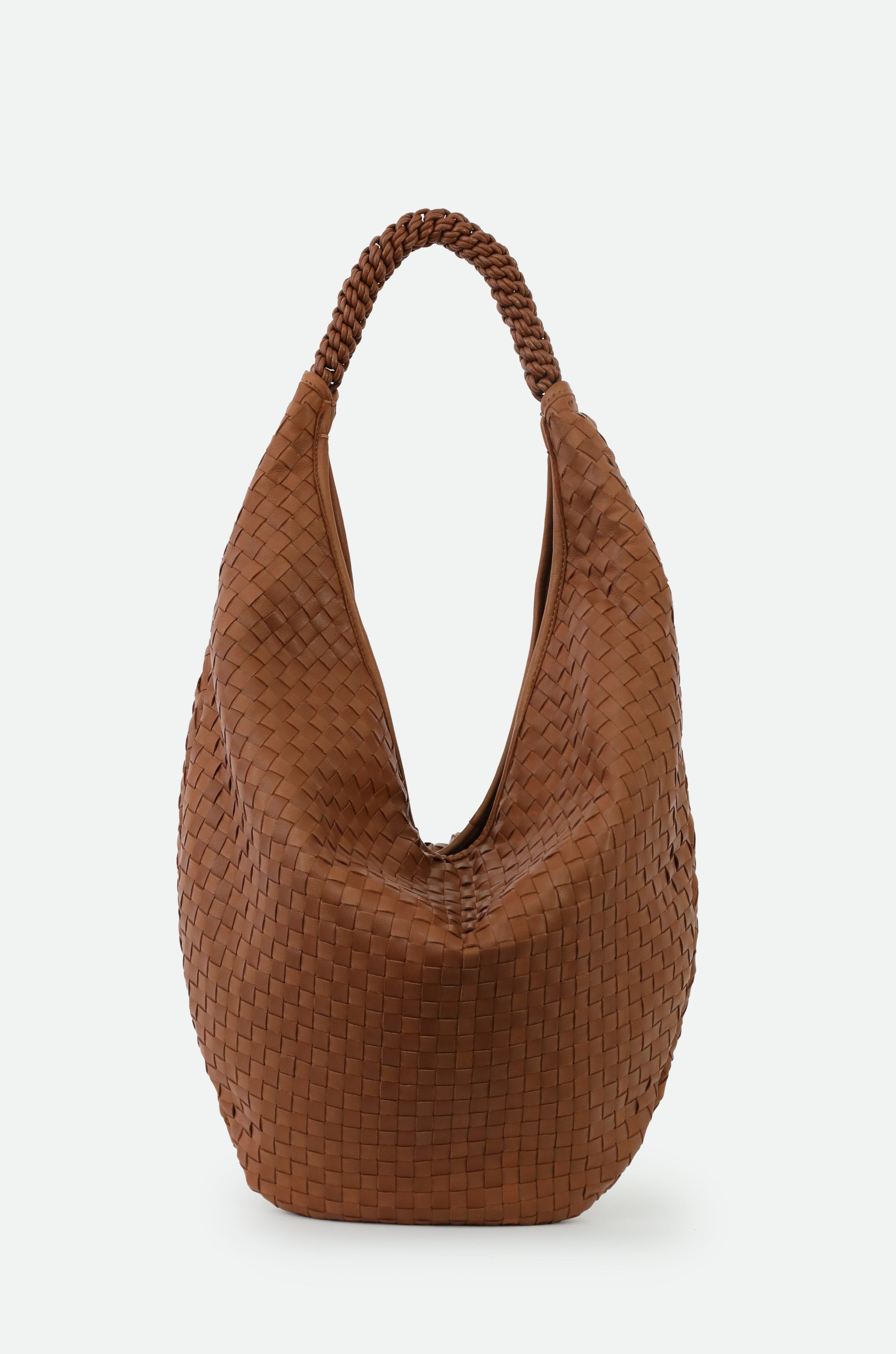 Brown woven bag best sale