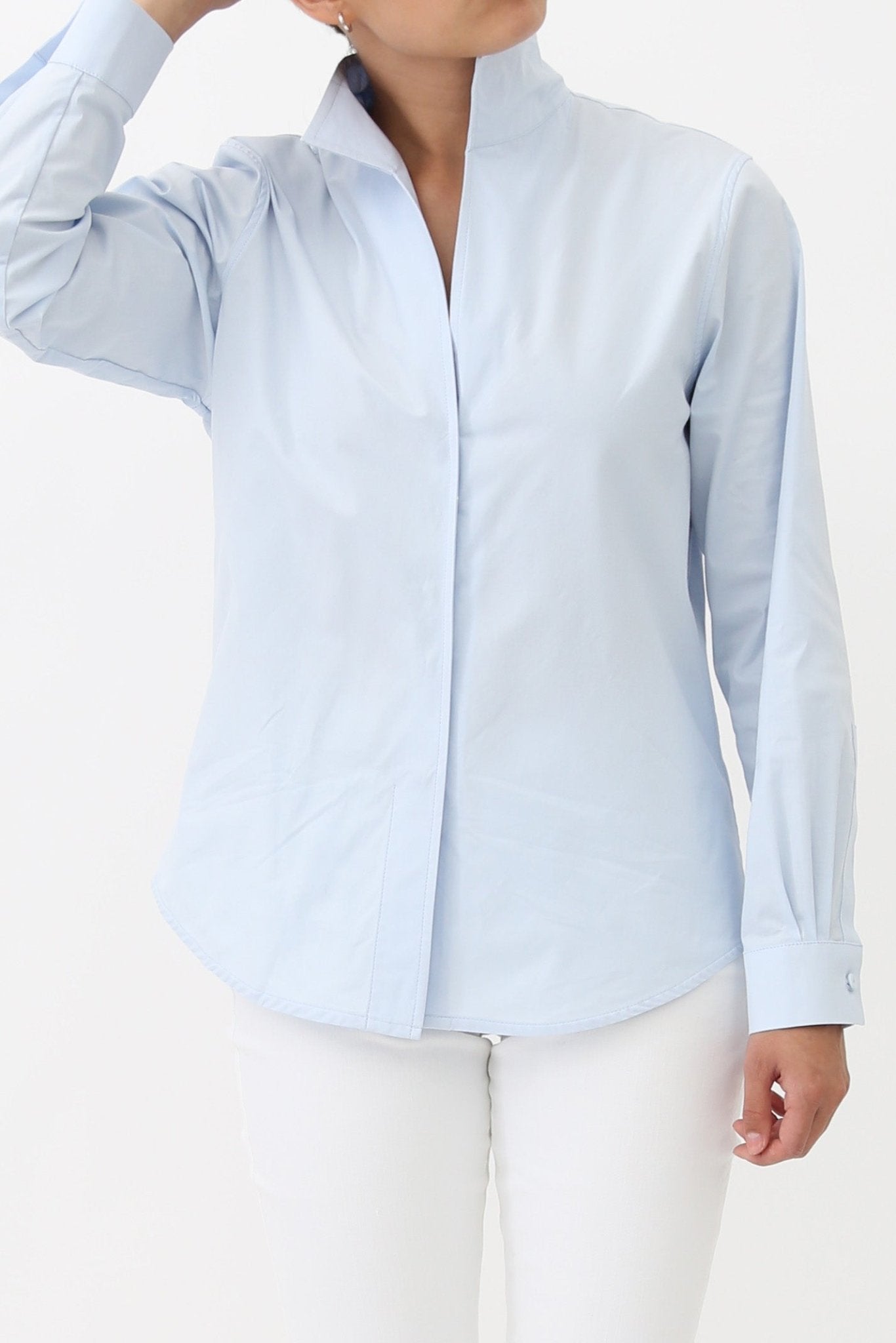 SHIRT PASSION ITALIA DESIGNER floral Embroidered Blouse/shirt/top: S  RufflesVTG