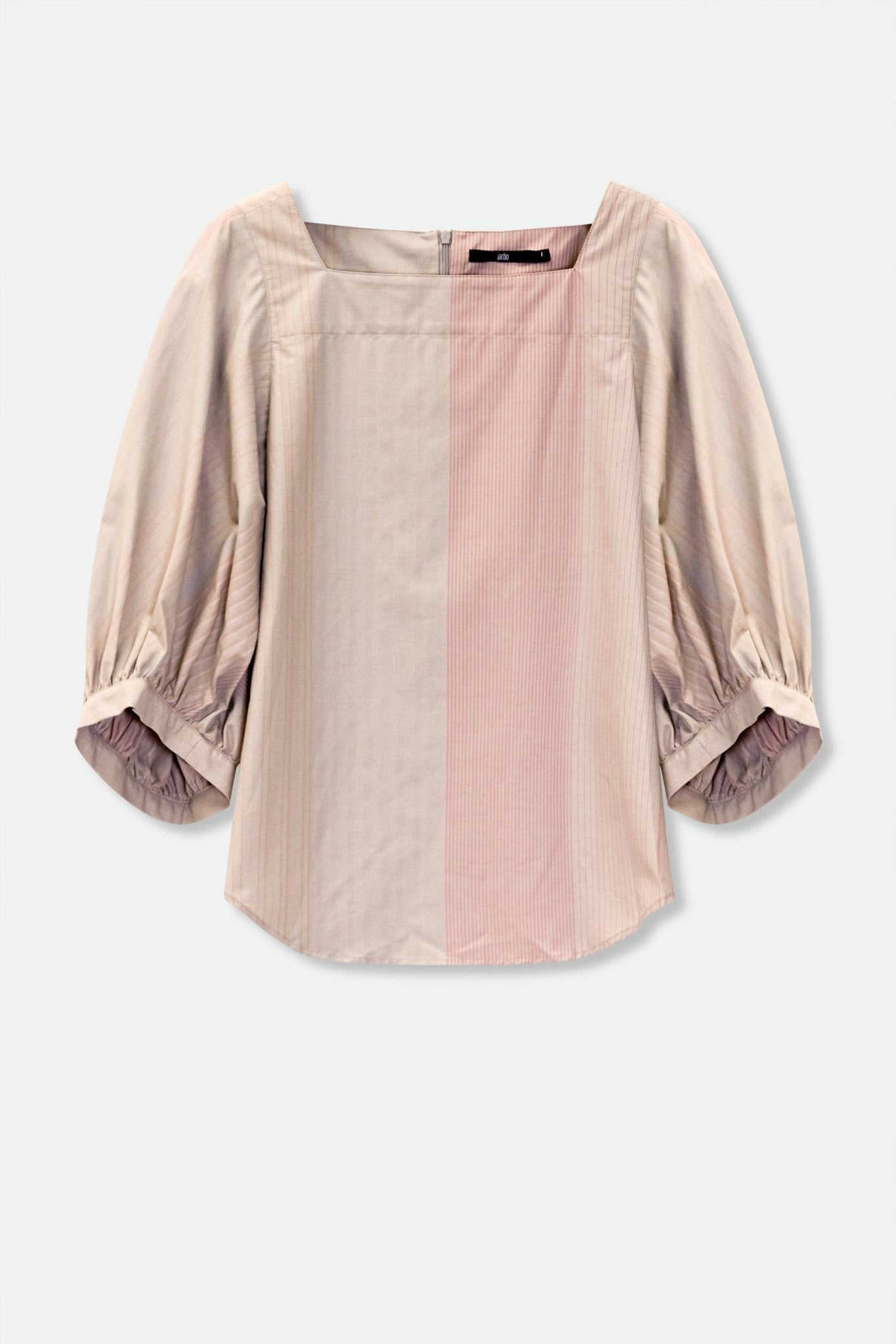 SWEETHEART SLEEVE BLOUSE IN COTTON BLEND - Jarbo