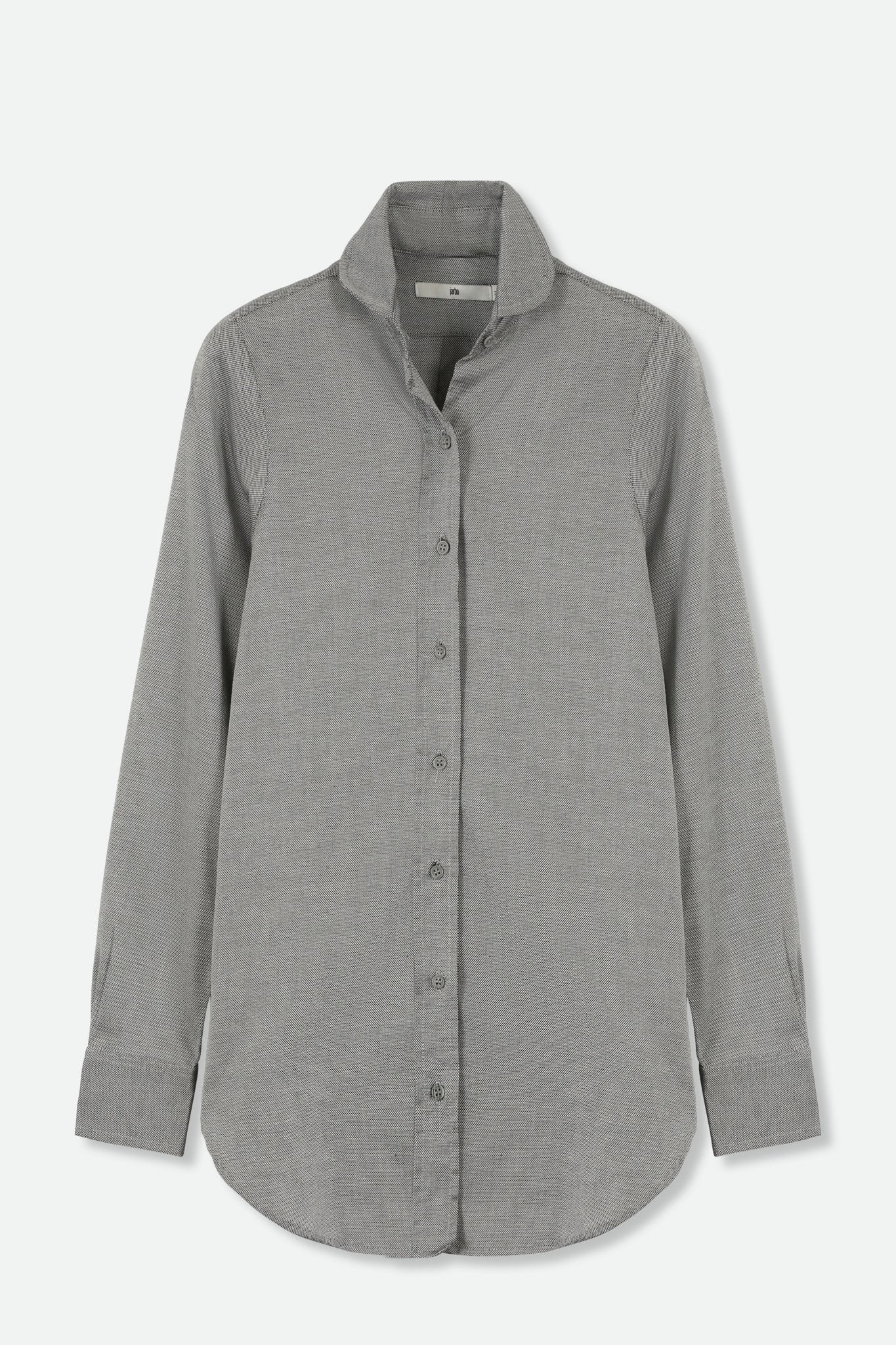TRIESTE ROUNDED COLLARED SHIRT IN COTTON - Jarbo