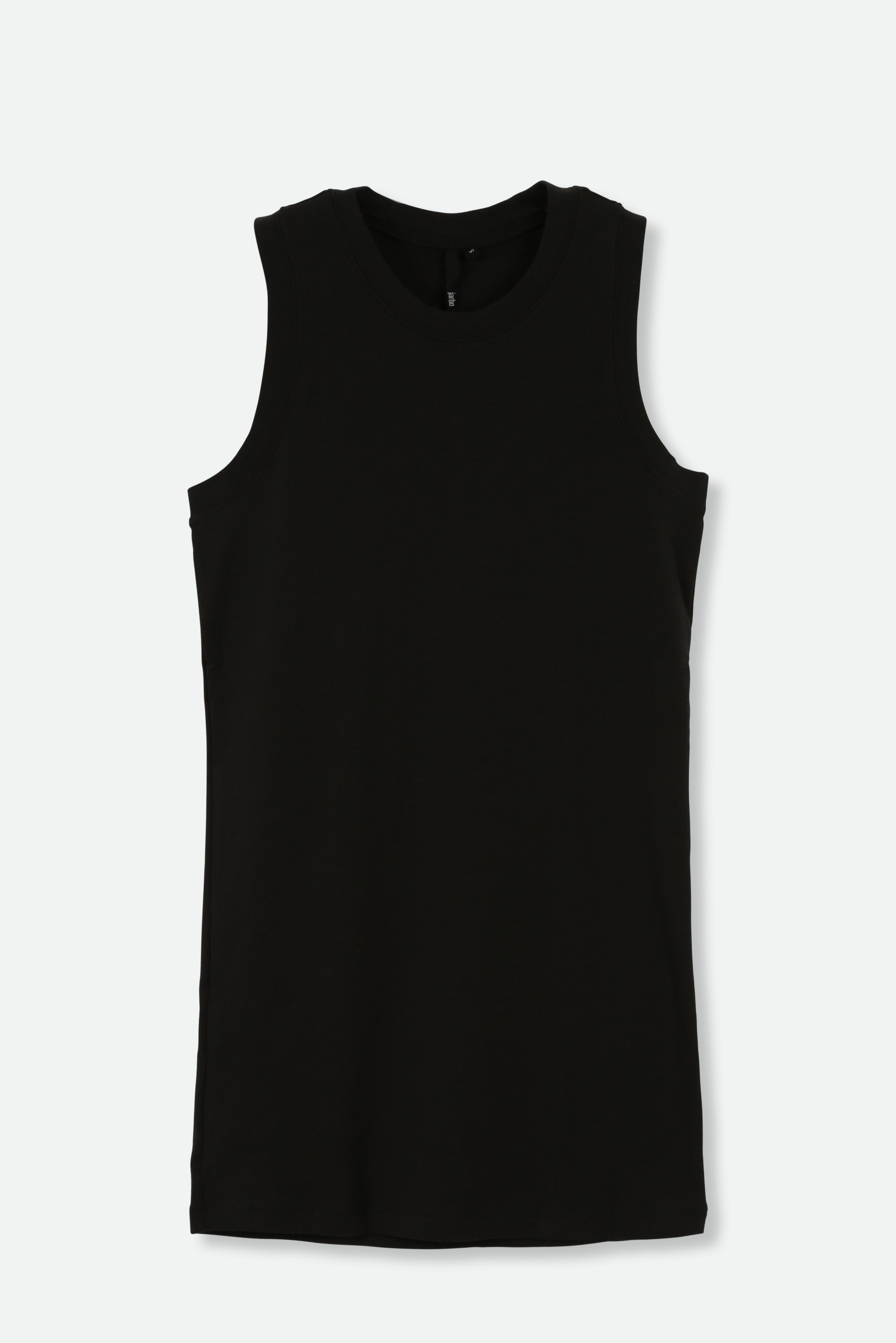 TUNIC LENGTH MUSCLE TANK IN PIMA COTTON STRETCH - Final Few Sizes US 6-10 - Jarbo