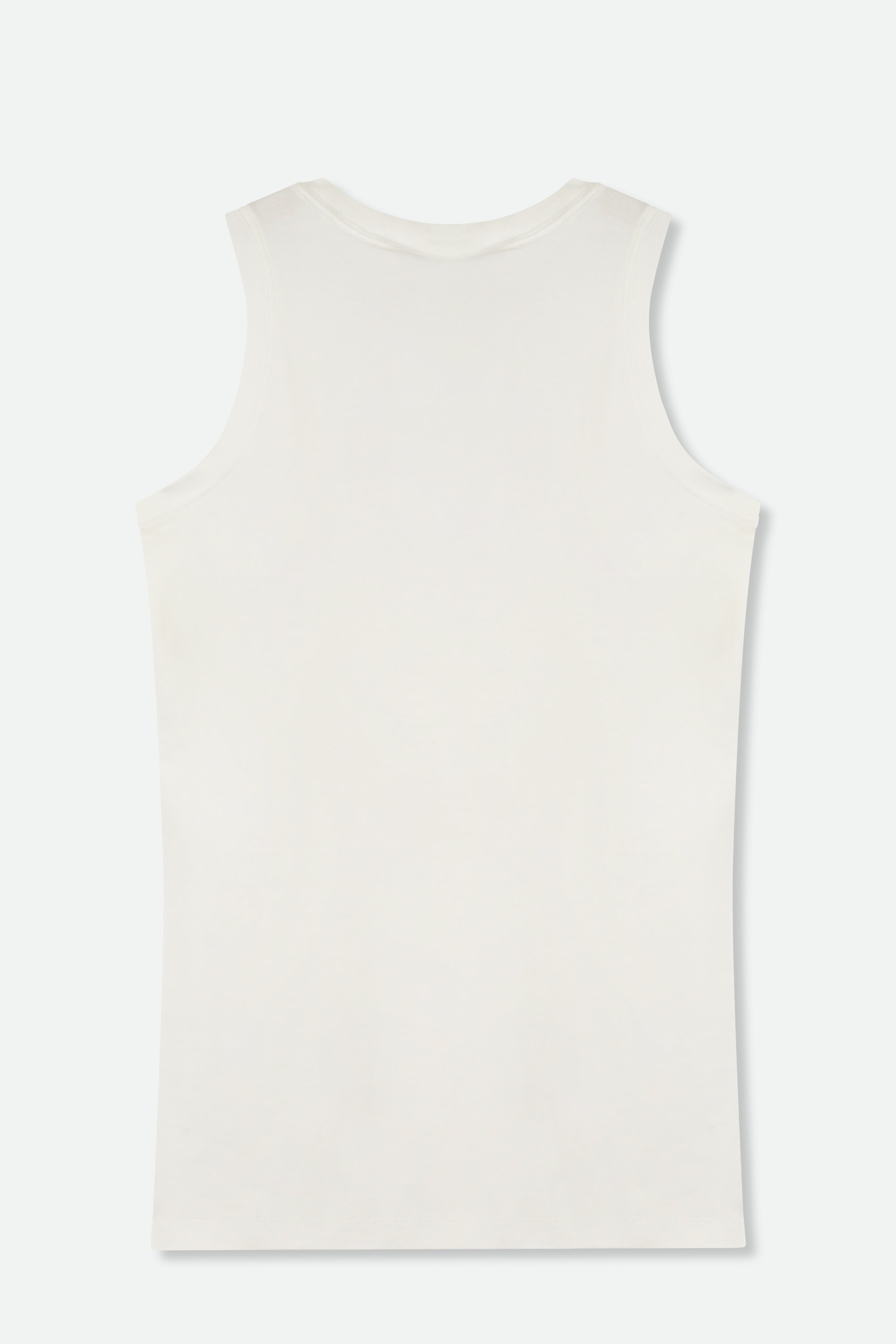 TUNIC LENGTH MUSCLE TANK IN PIMA COTTON STRETCH - Final Few Sizes US 6-10 - Jarbo