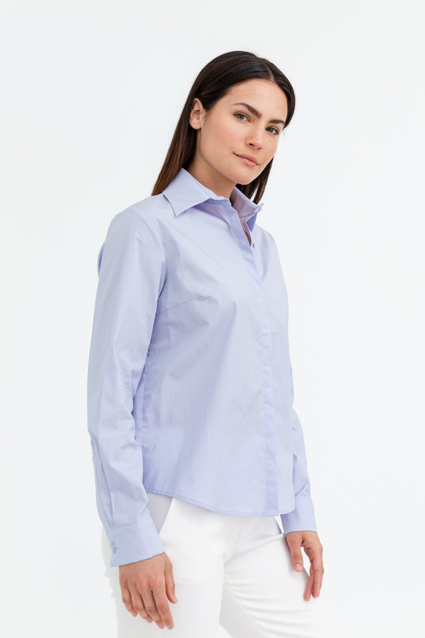 VIA SHIRT IN ITALIAN STRETCH POPLIN - Jarbo